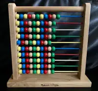 Melissa & Doug Abacus - Classic Wooden Educational Counting Toy