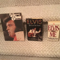 Elvis Presley books, vintage