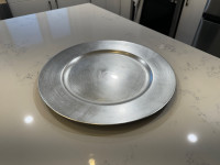 13” Silver Charger Plates (30)