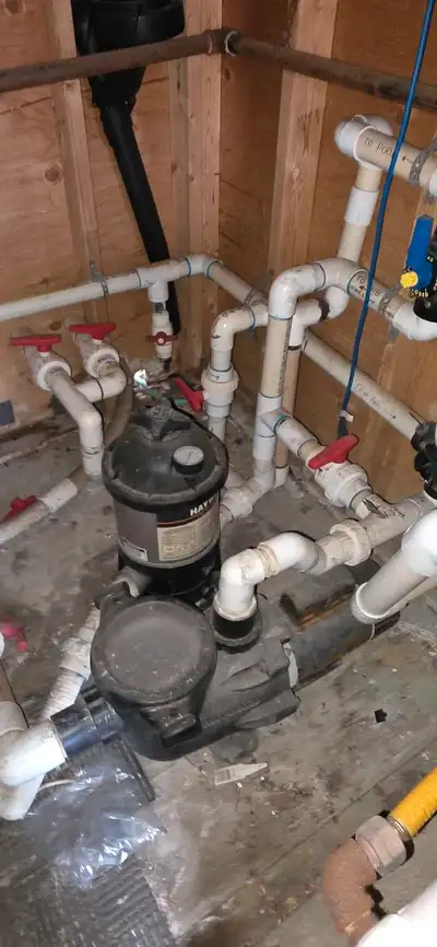 Full Pool Equipment – Heater, Pumps, Filter – Untested – As-Is, View more