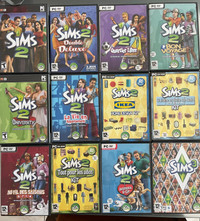 Variéte de jeux Sims 2