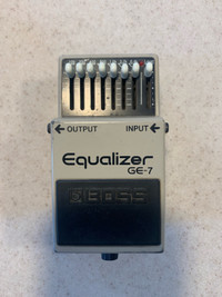 Boss GE-7 equalizer pedal.  