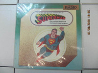 Vintage Superman DC Comics Original Radio Broadcast LP Cir 1977