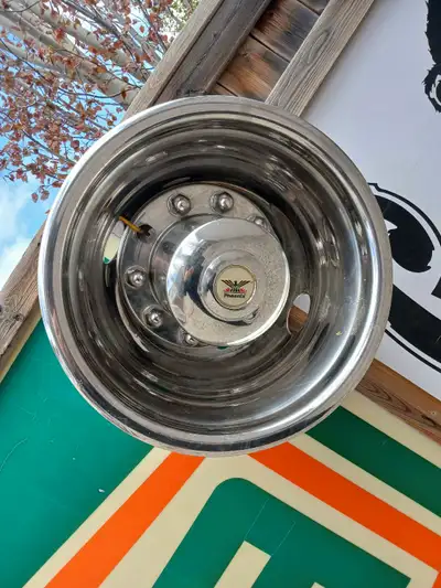 I'm selling a used Phoenix heavy truck wheel, perfect for your commercial vehicle needs, offering du...