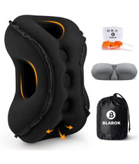 New Inflatable Travel Pillow, Portable Travel Neck Pillow for Sl