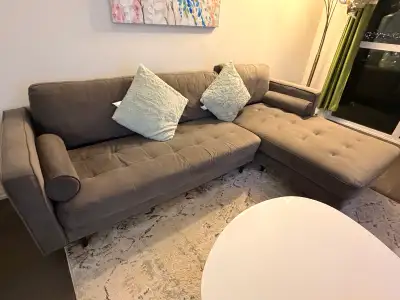 Structube Right Sectional couch: Kinsey, View more