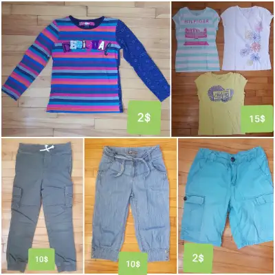 Lot 7 vêtements fille 8-10 ans / Lot 7 pieces of clothes girl, View more