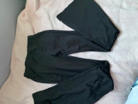Black flared pants 