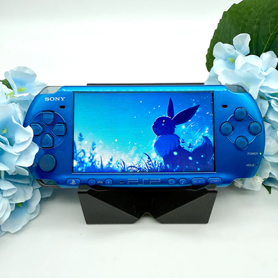 Sony PSP 3000 – Blue • Sleek, Vibrant & Ready to Use, View more