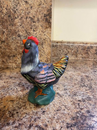 Vintage Handpainted Ceramic Cockerel Chicken Rooster Chanticleer