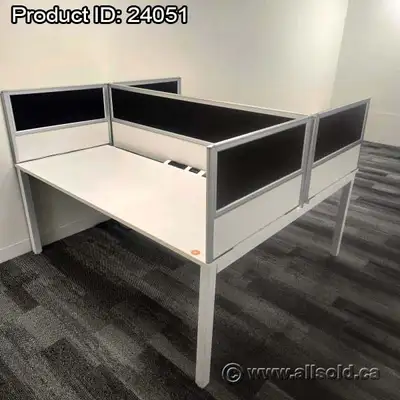 Axis Straightline Double Sided Straight Desk w/ Side Panels, View more
