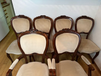 5 French Provincial Dining Room Chairs