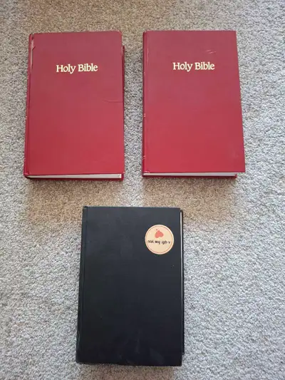 Bibles NIV and AMERICAN TRANSLATION , View more