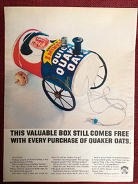 1965 Quaker Oats Original Ad