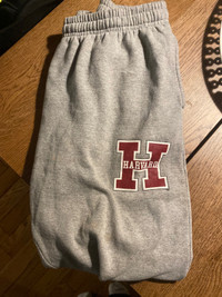 Grey Harvard Sweatpants 