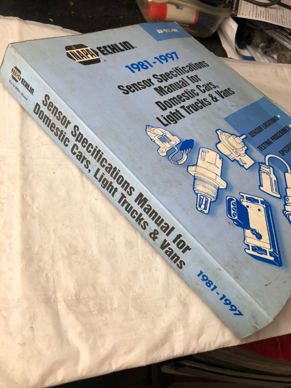 1981 -1997 ECHLIN SENSOR SPECS FOR CARS TRUCK &VAN #M0085 in Textbooks in Edmonton - Image 2