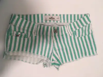 Hollister Striped Green shorts retails $65 Comfy Fashion, View more