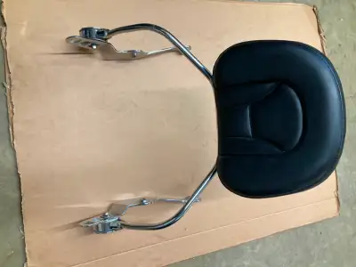 Kuryakyn drivers backrest that’s adjustable. & folds forward for passenger EXC $350. Replacement ove...