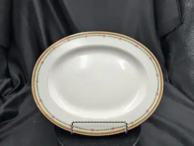 L. Bernardaud & Cie Limoges Porcelain 14 Inch Serving Platter, View more