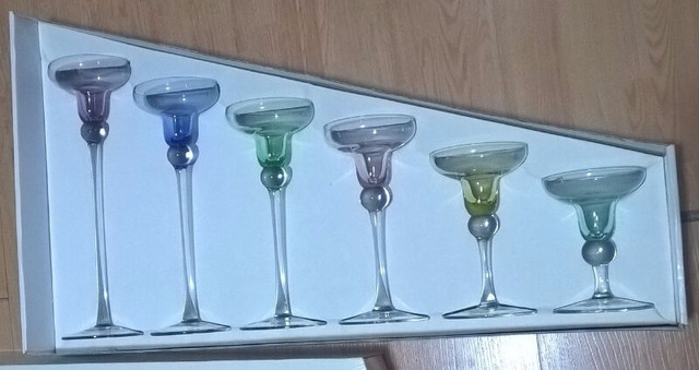 Block Crystal Kaleidoscope Candlestick Set-Set of 6 in Arts & Collectibles in Oshawa / Durham Region - Image 3