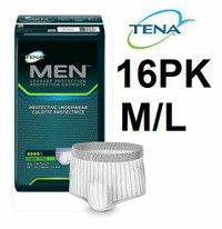 Men's Medium-large protective briefs for incontinence 