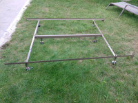 Bed frame single to double