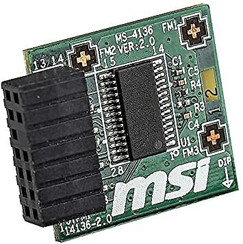 MSI TPM 2.0 MODULE (MS-4136) 14 PIN dans Composants de système  à Saint-Hyacinthe