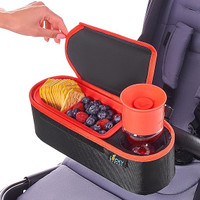 Universal Silicone Stroller Snack Tray with Cup Holder 2-in-1 -