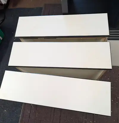 11  heavy duty 3/4 " shelves & 3  Heavy Drawers for Work Shop, View more