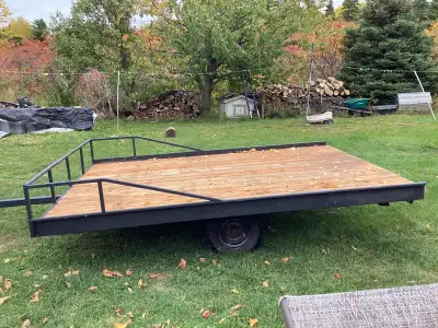 7x10 tilting utility trailer. New