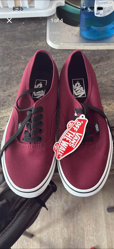 Port Royale/Black Vans- Size 9.5 Women’s/Size 8 Men’s, View more