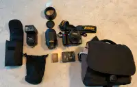 Nikon D-40 Digital Camera - Additional Lens and Flash!