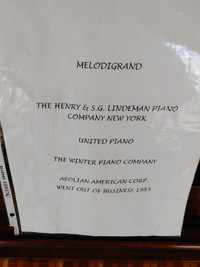 Melody Grand piano