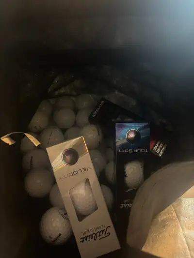 55 Golf Balls (Titleist included), View more
