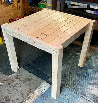 2x4 built "tiger" tables. Can be burnt as seen in photos or I can be plain it's your choice. I had b...