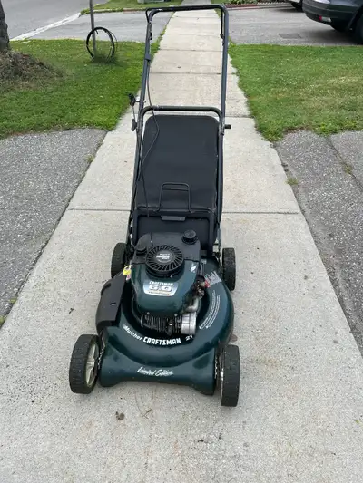 21” gas push lawn mower, View more
