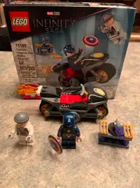 Lego Marvel Captain America with hydra retired set