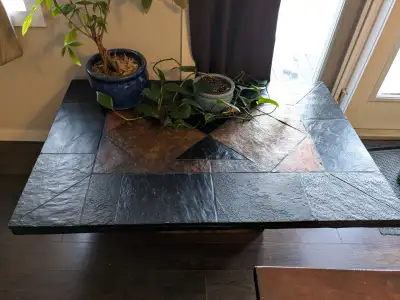 Stone Tile Top Coffee Table and End Table, View more