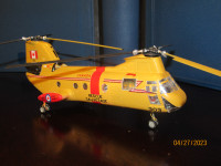 1/72 RCAF CH 113 Labrador. Plastic, Built, Model Helicopter.