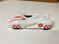 Vintage McDonald's Speed Racer white car March 6 toy figure 4"