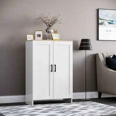 Modern Storage Cabinet with Doors and Adjustable Shelf for Kitch, View more