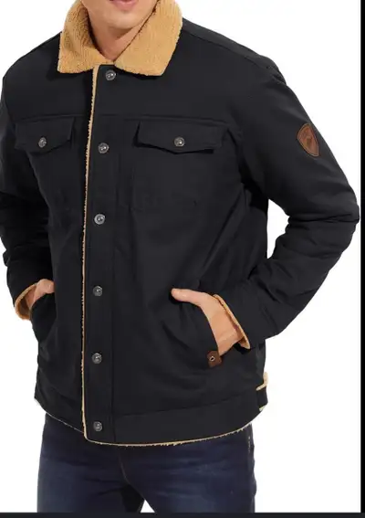 Men’s Cargo Jacket! Size S, View more