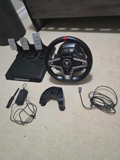 Thrustmaster T248 Racing wheel with pedals, View more