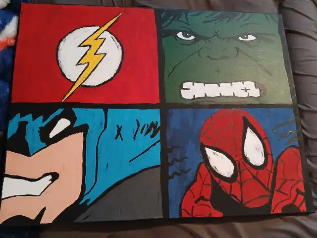 Marvel Canvas Pictures Handmade in Home Décor & Accents in Fort McMurray - Image 2
