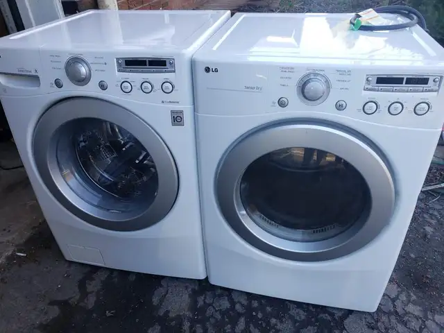 White 27 w washer electric dryer set can deliver  in Stoves, Ovens & Ranges in Mississauga / Peel Region - Image 2