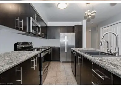 Two rooms available in a shared townhouse southend Guelph, near bus stop and amenities, includes lau...