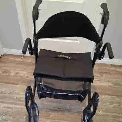 Transport chair / walker rollator $200 obo, View more