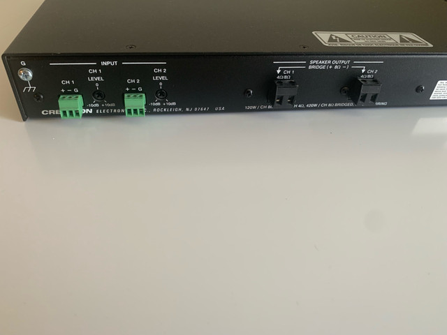 Crestron AMP-2210S in General Electronics in City of Toronto