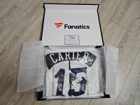 VINCE CARTER SIGNED RAPTORS JERSEY MITCHELL AND NESS AUTHENTIC