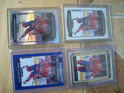 CARTE HOCKEY CARD,JURAJ SLAFKOVSKY OPC ROOKIES 4 CARTES MINT CD., View more